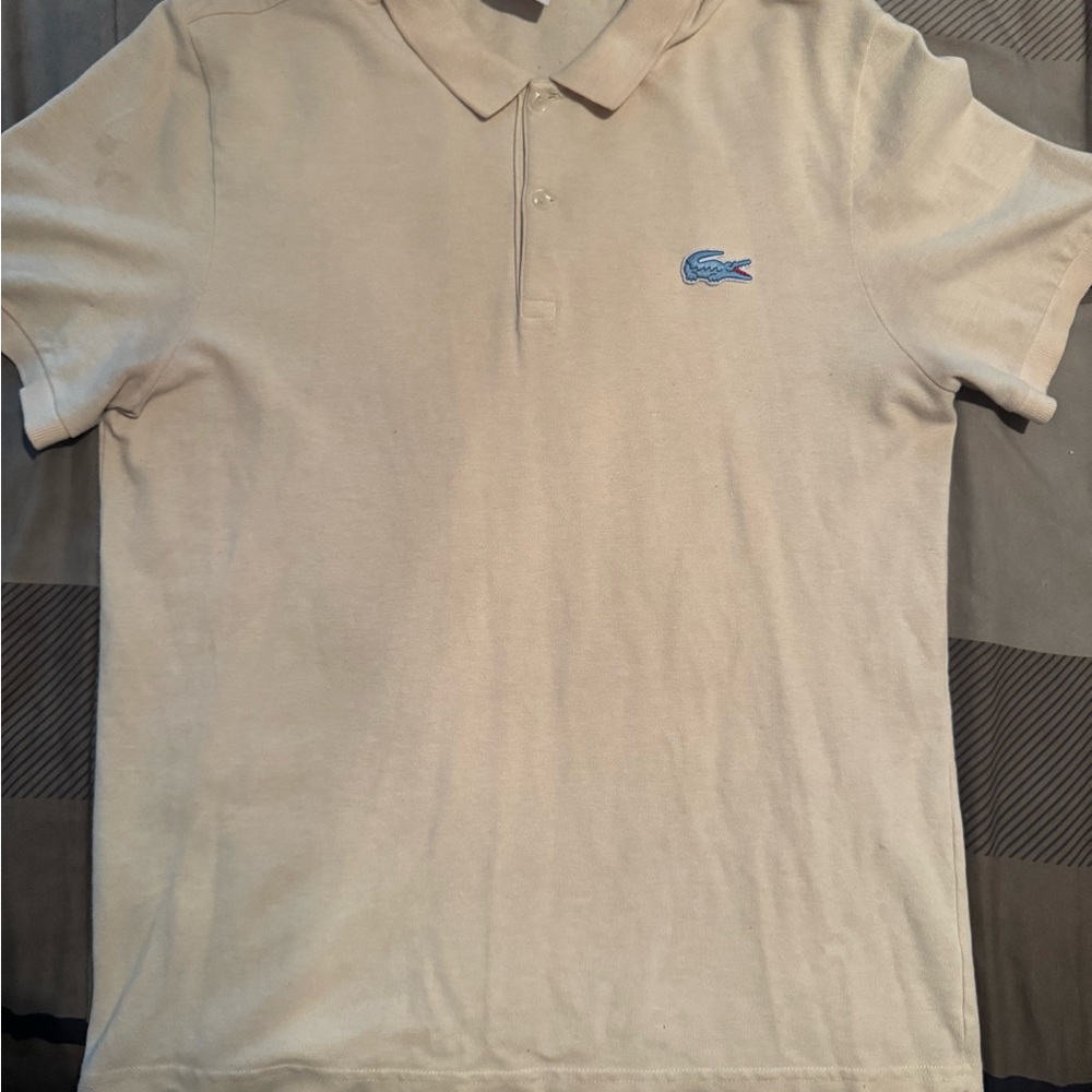 Lacoste Men's Tan Polo Shirt